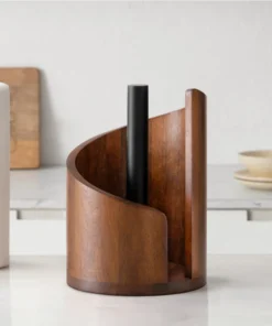 Alternative view of ✨️✨️Solid Wood Paper Towel Holder – Eco-Friendly